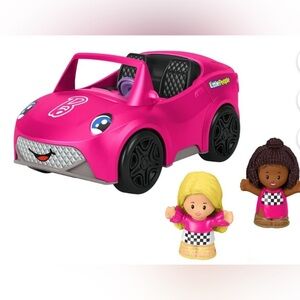 Fisher-Price Little People Barbie Convertible Toy Car with Music